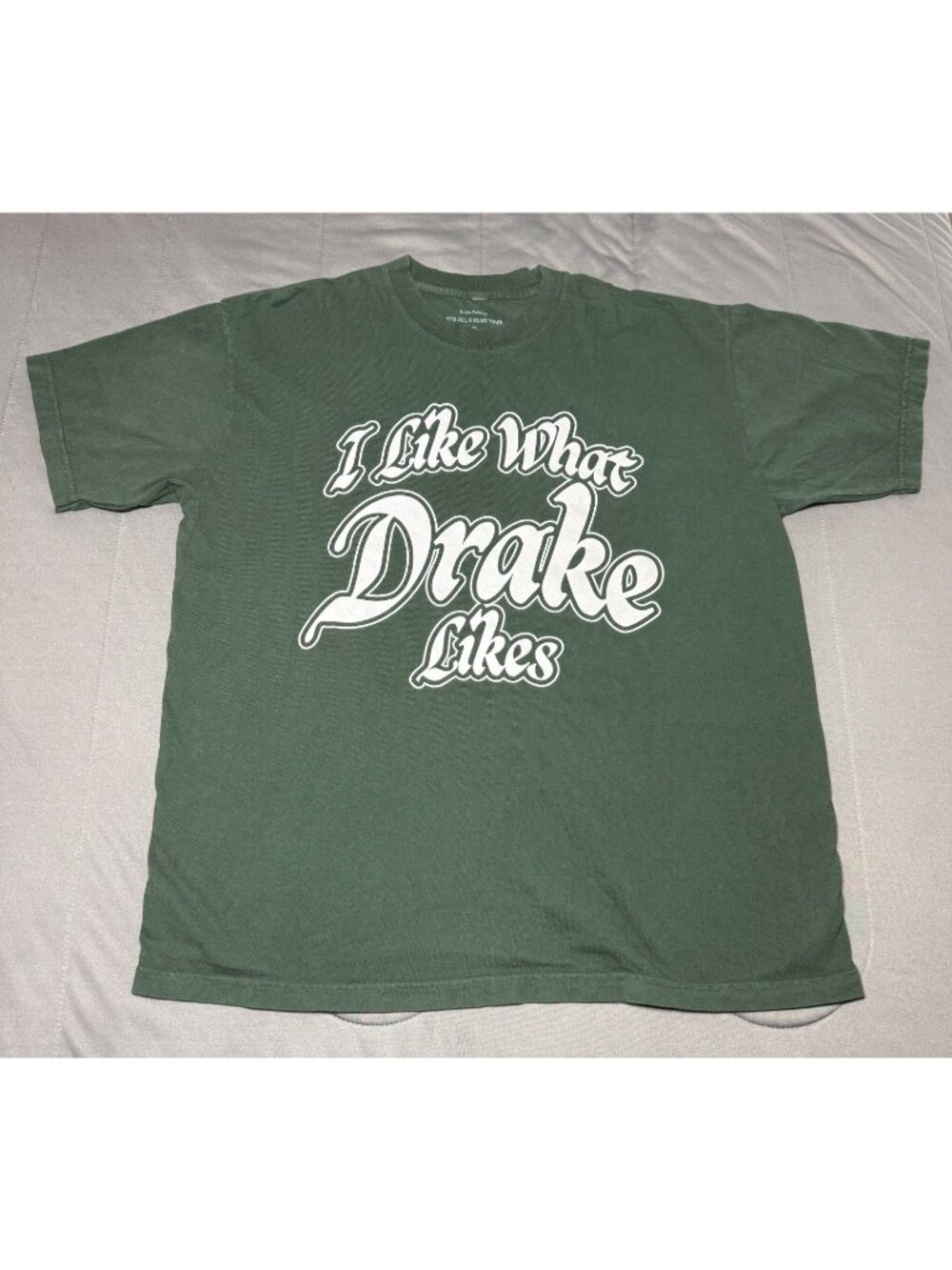 Drake Related Its All A Blur Tour T-Shirt XL Green Cotton Graphic Tee 2023